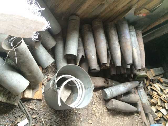 Металлолом, найденный на полигоне называется военный лом